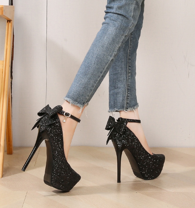 High-heeled banquet wedding shoes bride shoes for women