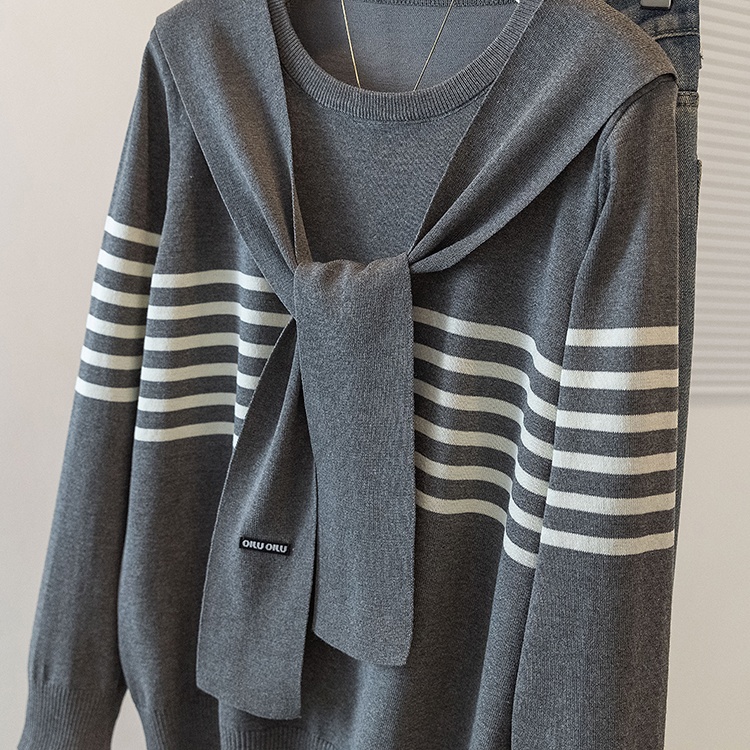 Fashion autumn scarves long sleeve sweater