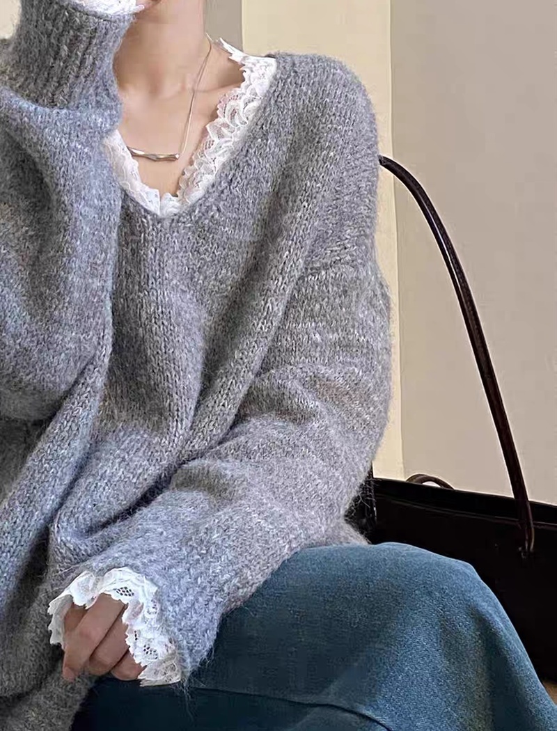 Pullover tops autumn and winter sweater