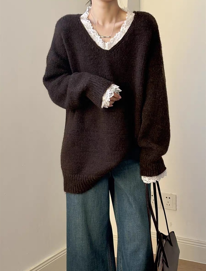 Pullover tops autumn and winter sweater