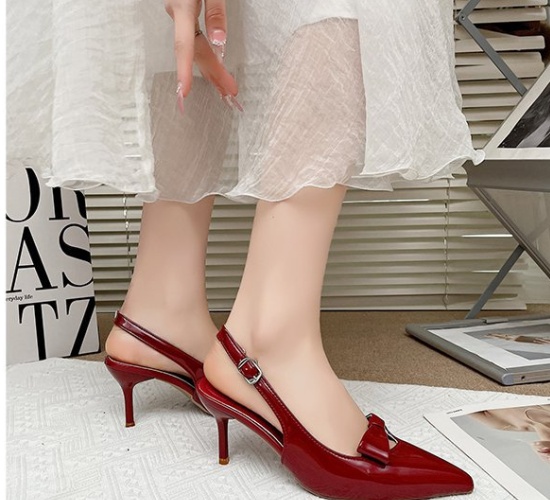 France style high-heeled shoes spring sandals