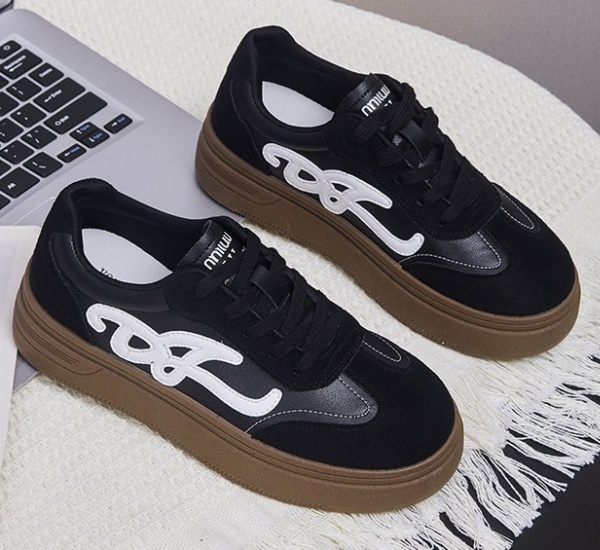 Autumn thick crust board shoes niche retro shoes
