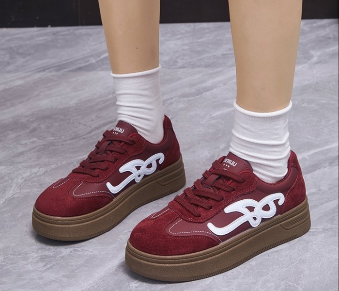 Autumn thick crust board shoes niche retro shoes