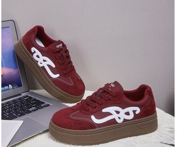 Autumn thick crust board shoes niche retro shoes