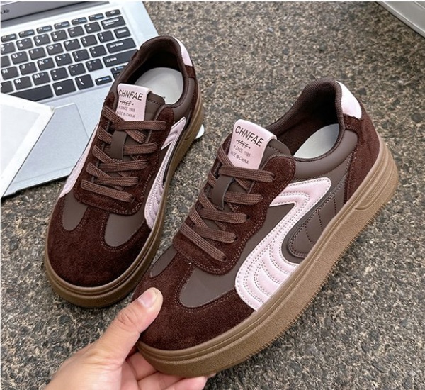 Student board shoes thick crust shoes for women