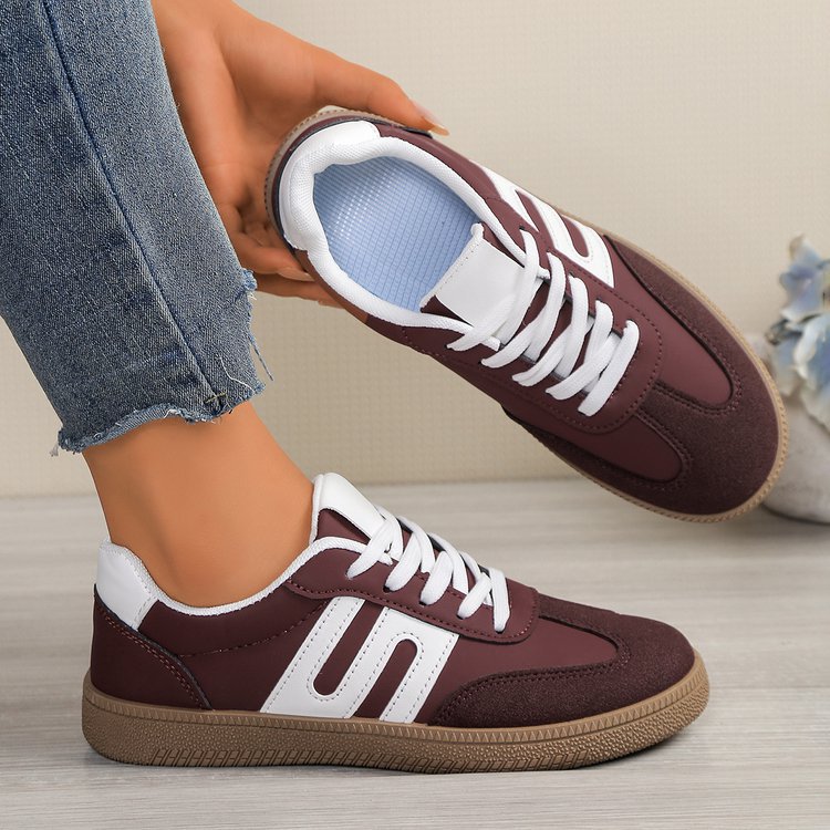 Flat Casual board shoes all-match retro shoes for women