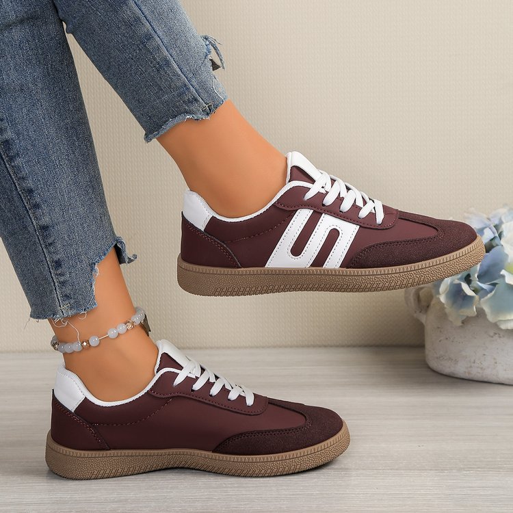 Flat Casual board shoes all-match retro shoes for women
