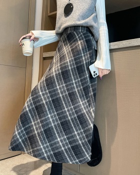 Autumn and winter A-line long loose skirt for women