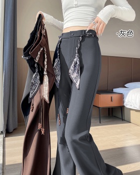 Slim micro speaker mopping scarves frenum drape pants