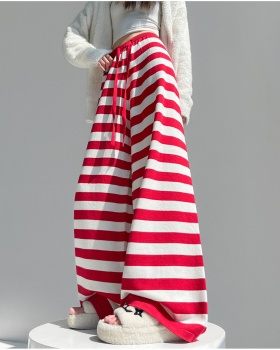 Autumn and winter knitted mopping lazy pants for women