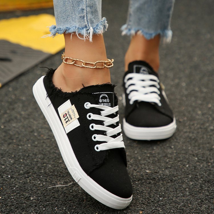 Student board shoes all-match canvas shoes for women