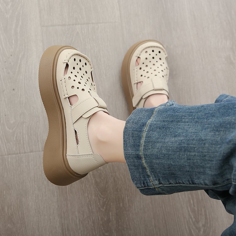 Casual spring and summer shoes hollow rome sandals for women