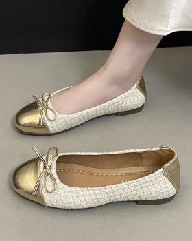 France style shoes bow peas shoes for women