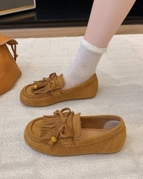 Autumn cozy peas shoes all-match lady loafers for women