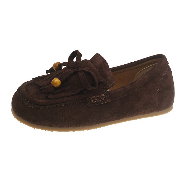 Autumn cozy peas shoes all-match lady loafers for women