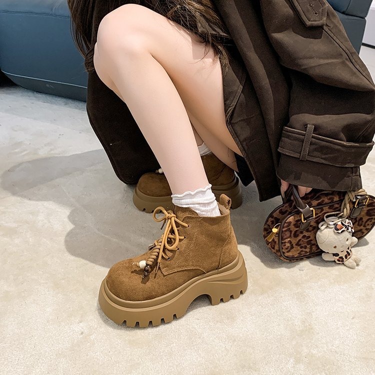 Winter frenum martin boots France style short boots