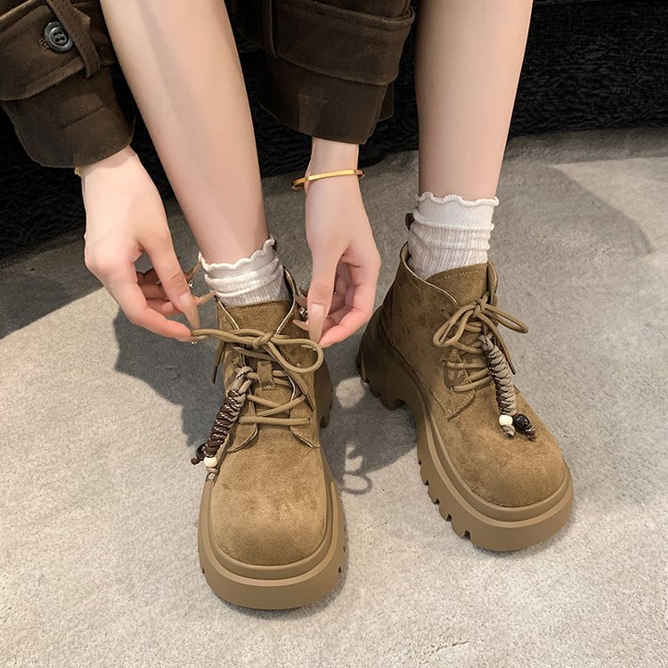 Winter frenum martin boots France style short boots