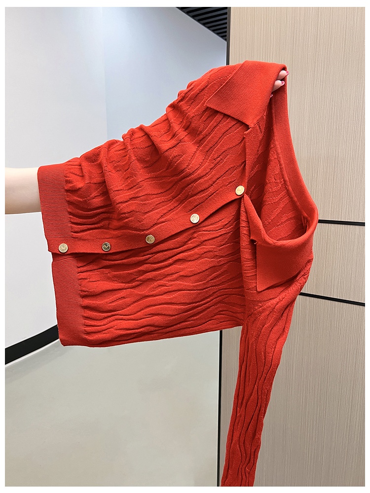 Retro knitted sweater autumn and winter cardigan