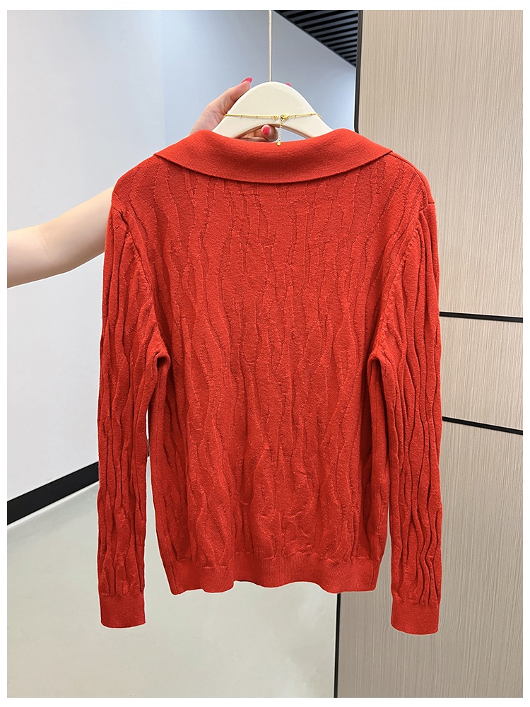 Retro knitted sweater autumn and winter cardigan