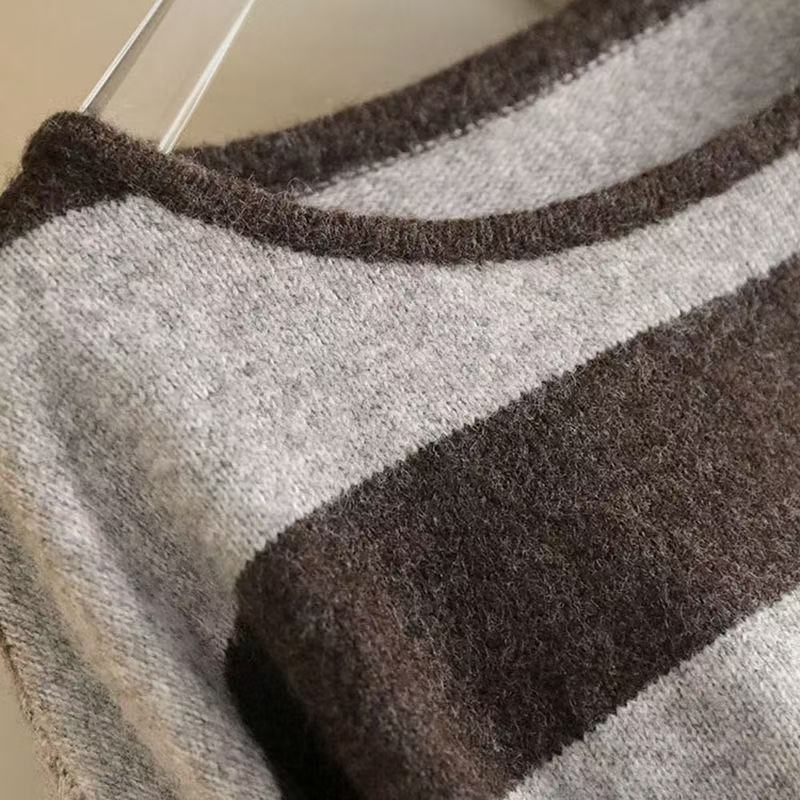 Autumn and winter knitted lazy sweater for women