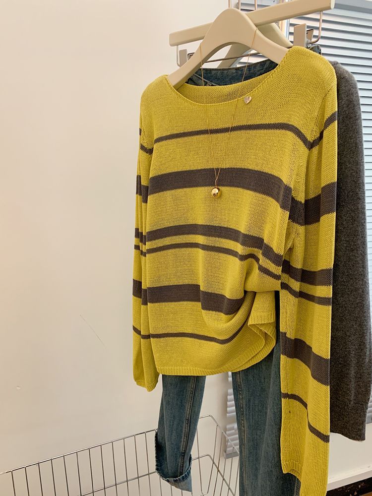 Air conditioning long sleeve T-shirt pullover smock