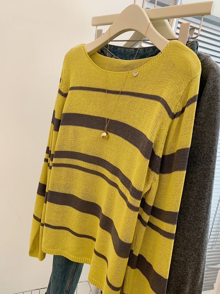 Air conditioning long sleeve T-shirt pullover smock