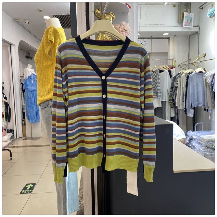 Autumn and winter slim sweater fashion show young cardigan