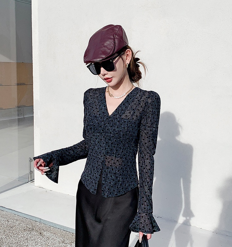 Fashion tops Western style small shirt for women