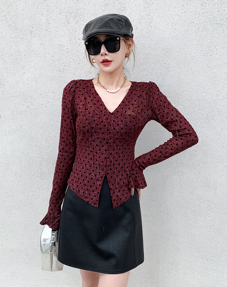 Fashion tops Western style small shirt for women