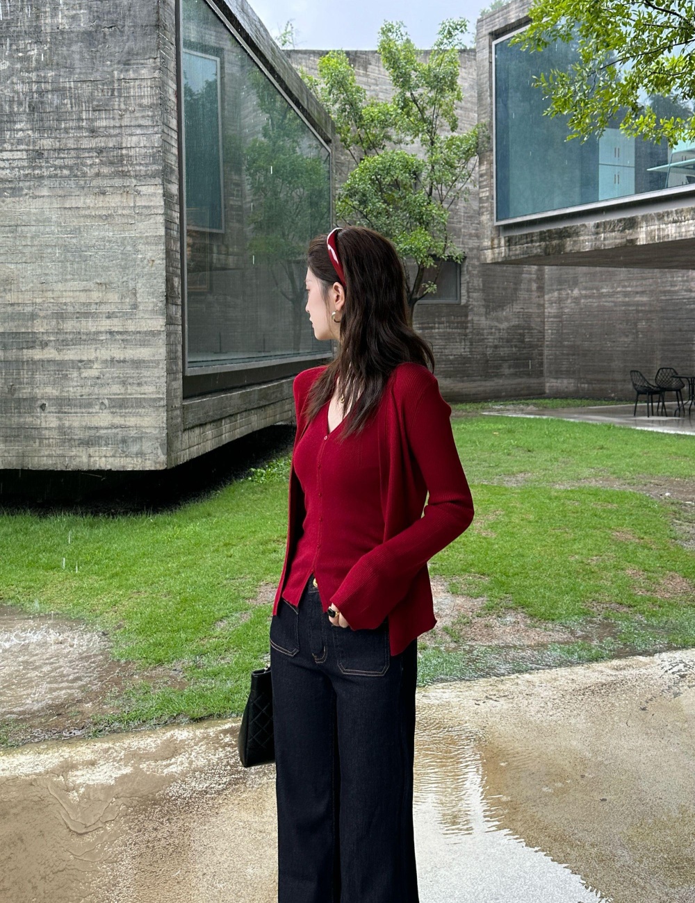 Niche fashion bottoming tops a set for women