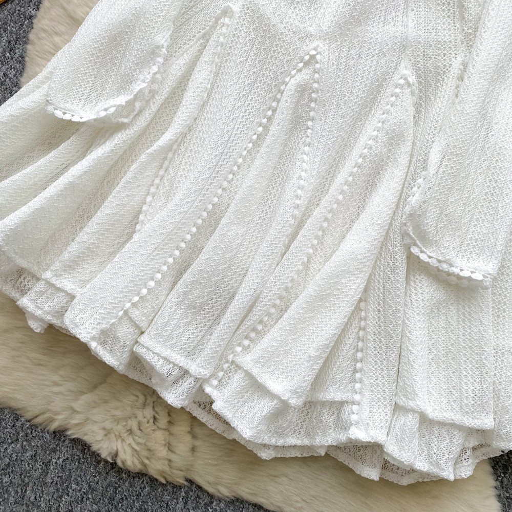 Niche pinched waist temperament autumn dress for women