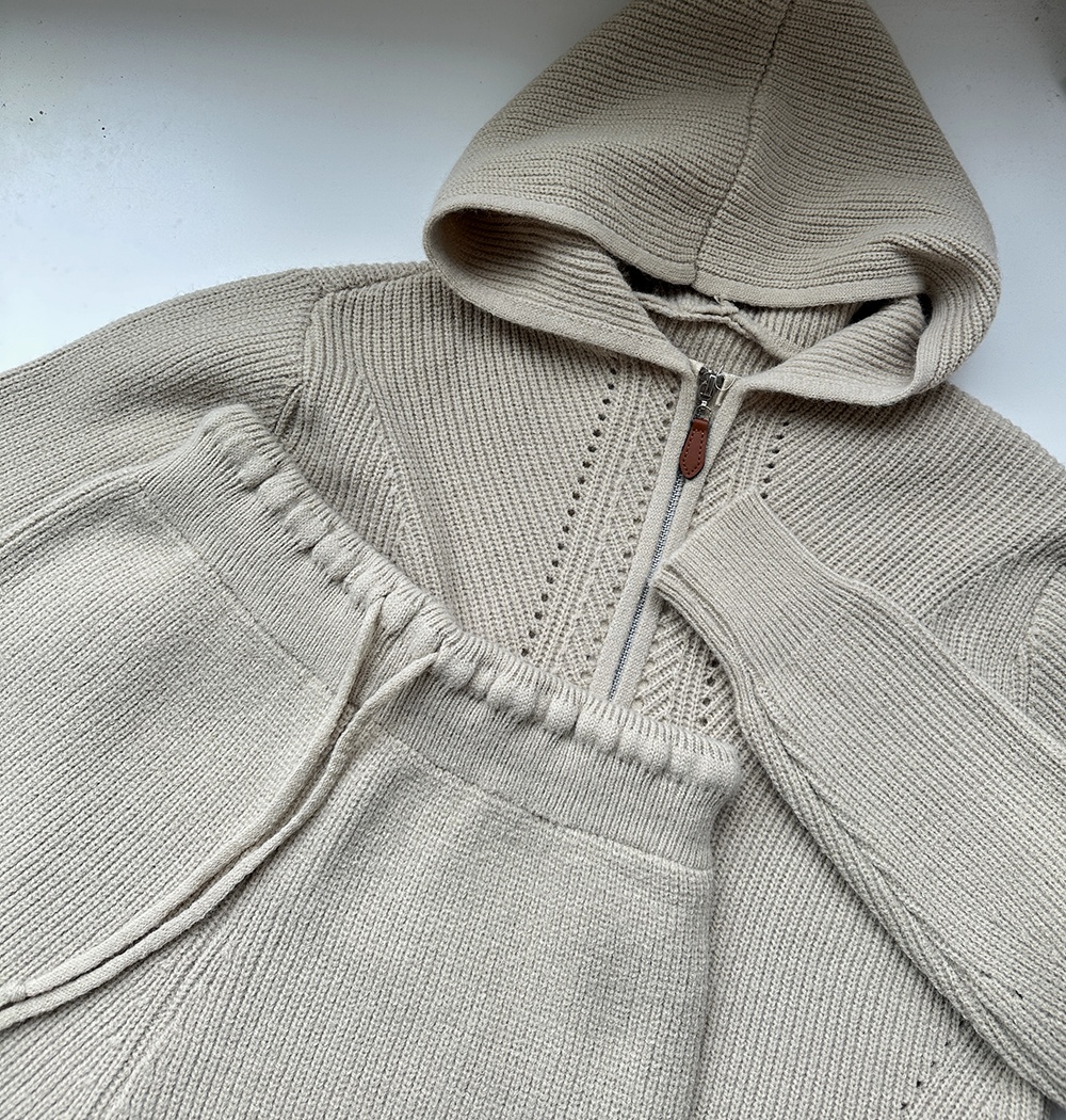 Casual simple shorts hooded Korean style tops 2pcs set