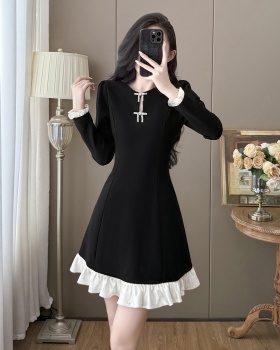 Rhinestone bow dress splice autumn and winter brooch