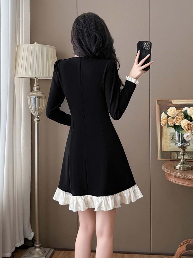Rhinestone bow dress splice autumn and winter brooch