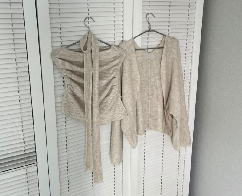 Outside the ride casual pants cardigan 3pcs set for women