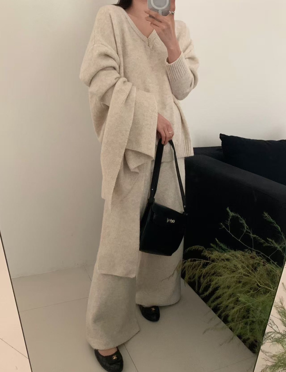 Show young long pants sweater 3pcs set