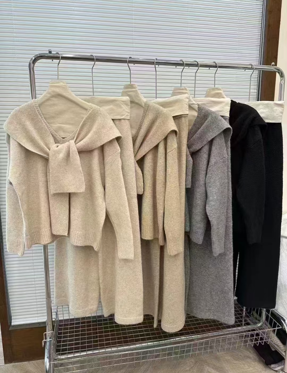 Show young long pants sweater 3pcs set