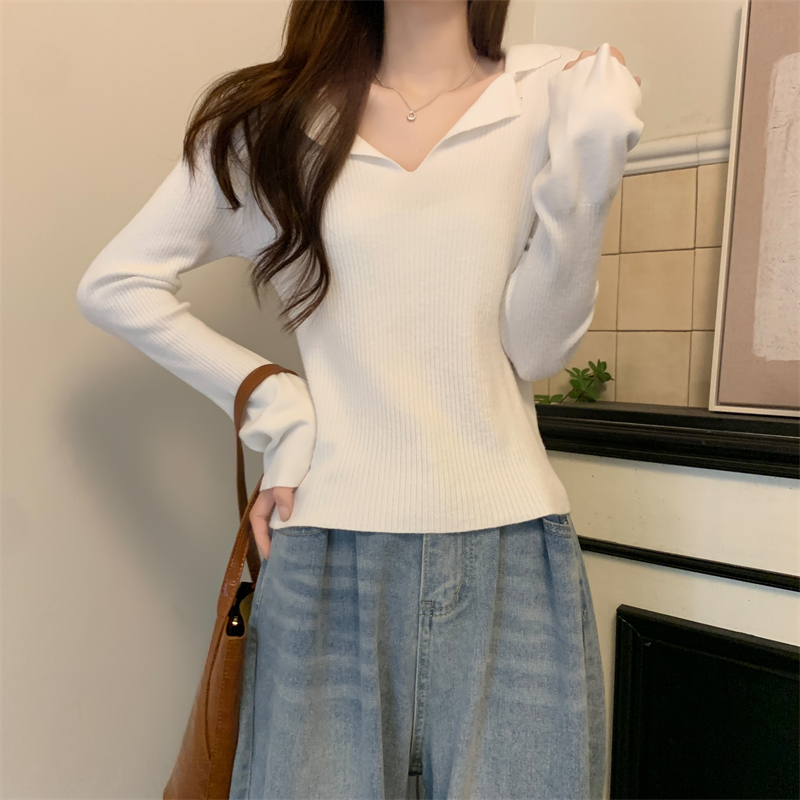 Long sleeve bottoming shirt autumn and winter tops