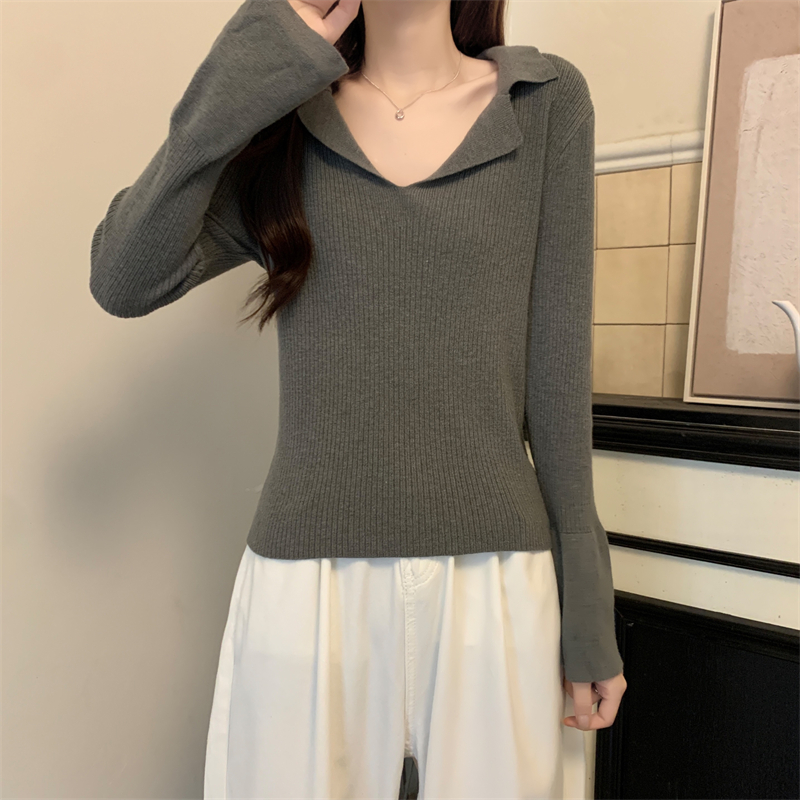 Long sleeve bottoming shirt autumn and winter tops