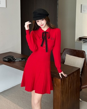 Knitted inside the ride chanelstyle bottoming dress