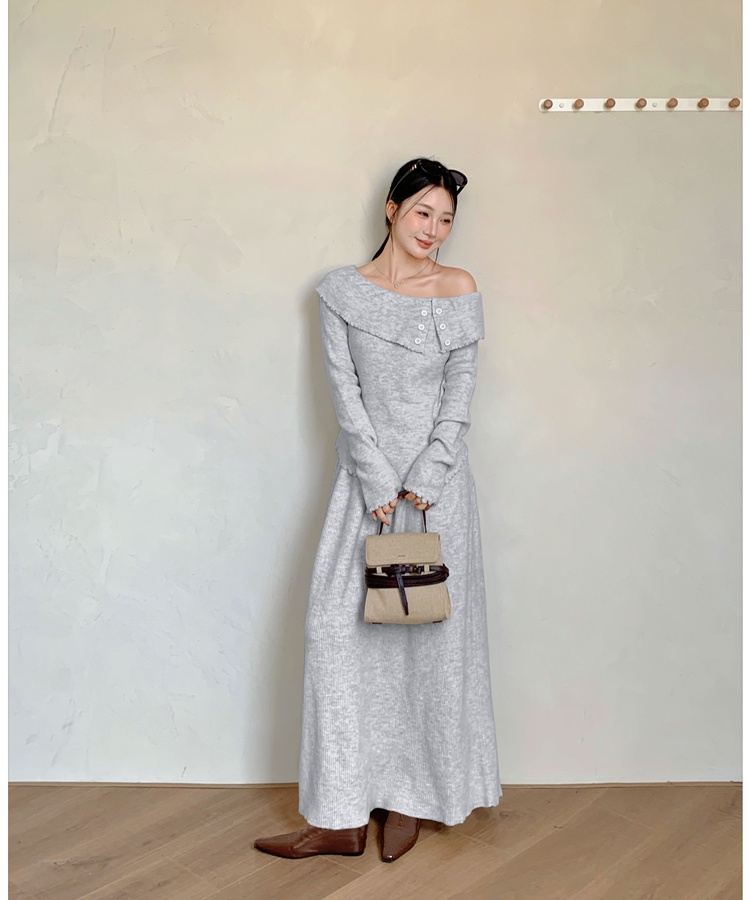 Temperament irregular tops France style skirt a set