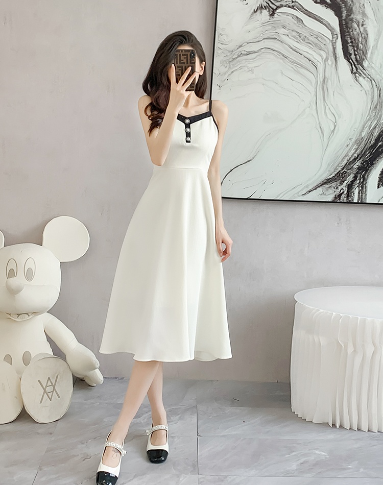 Autumn sling dress drape jacket 2pcs set for women