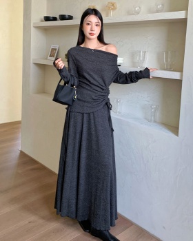 Chouzhe T-shirt big skirt long skirt a set for women