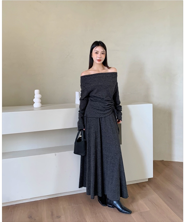 Chouzhe T-shirt big skirt long skirt a set for women