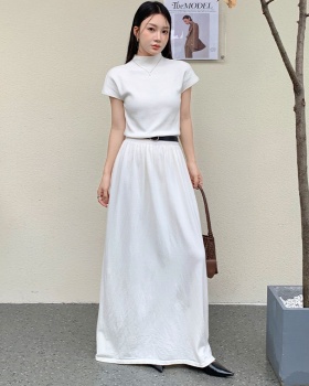 Autumn and winter bottoming sweater dress long dress