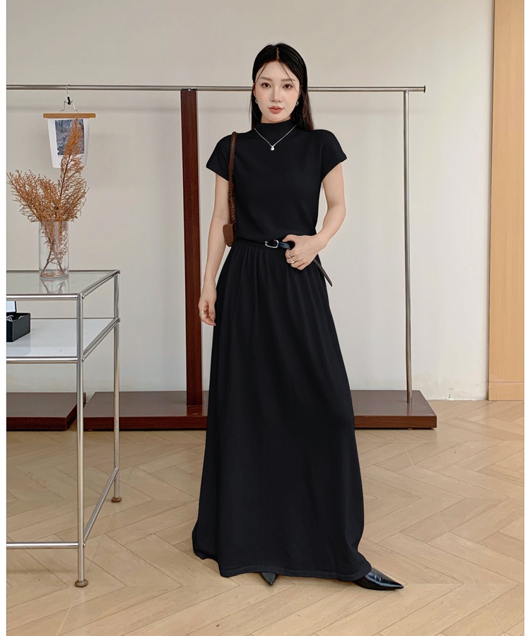 Autumn and winter bottoming sweater dress long dress