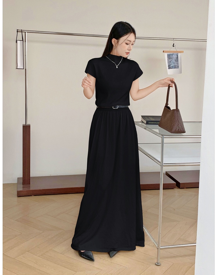 Autumn and winter bottoming sweater dress long dress