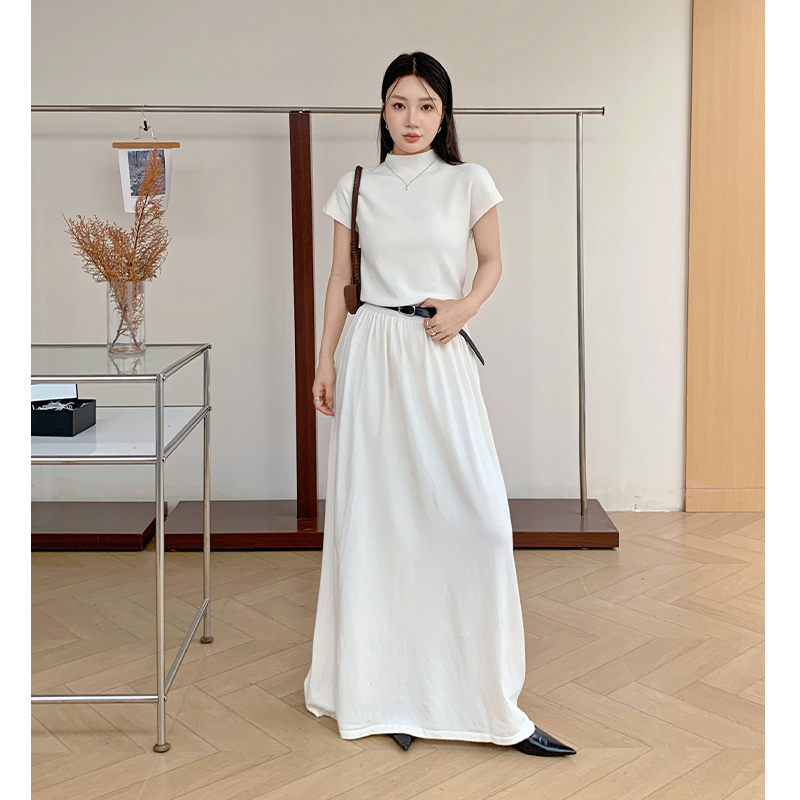 Autumn and winter bottoming sweater dress long dress