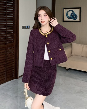 Temperament skirt ladies jacket 2pcs set for women