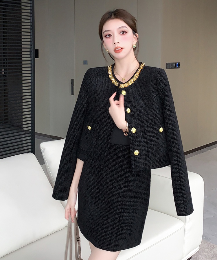 Temperament skirt ladies jacket 2pcs set for women